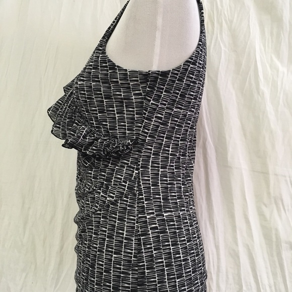 Kenneth Cole V Neck Top Blouse Sleeveless M Nylon - Picture 4 of 8